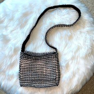 *Rare* Crossbody Purse Made from Pull Tabs - Brooklyn Artist Handmade